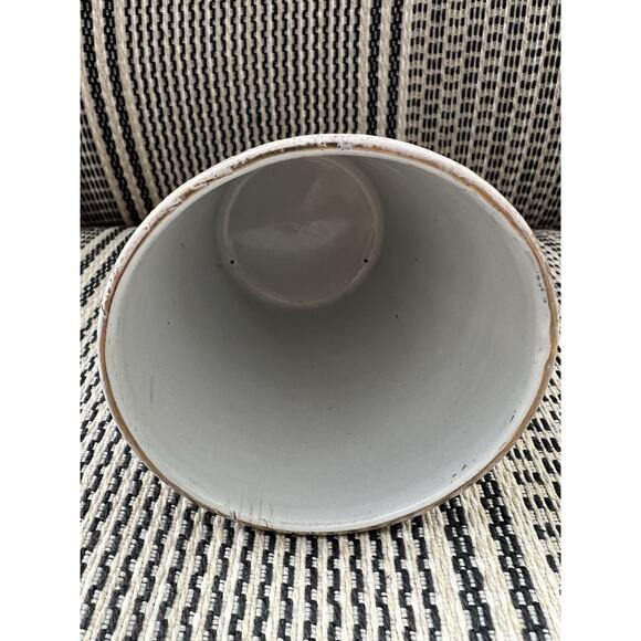 1897 Rare Antique Queen Victoria Diamond Jubilee Souvenir Enamel Cup Gilded - Picture 5 of 6